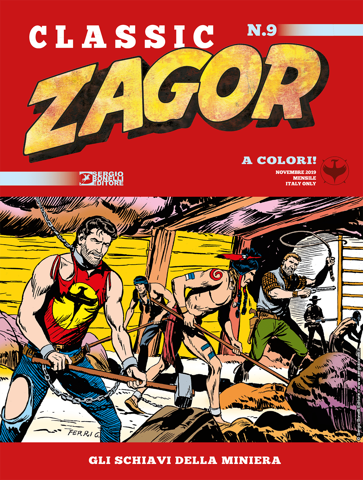 Gli schiavi della miniera - Zagor Classic 09 cover