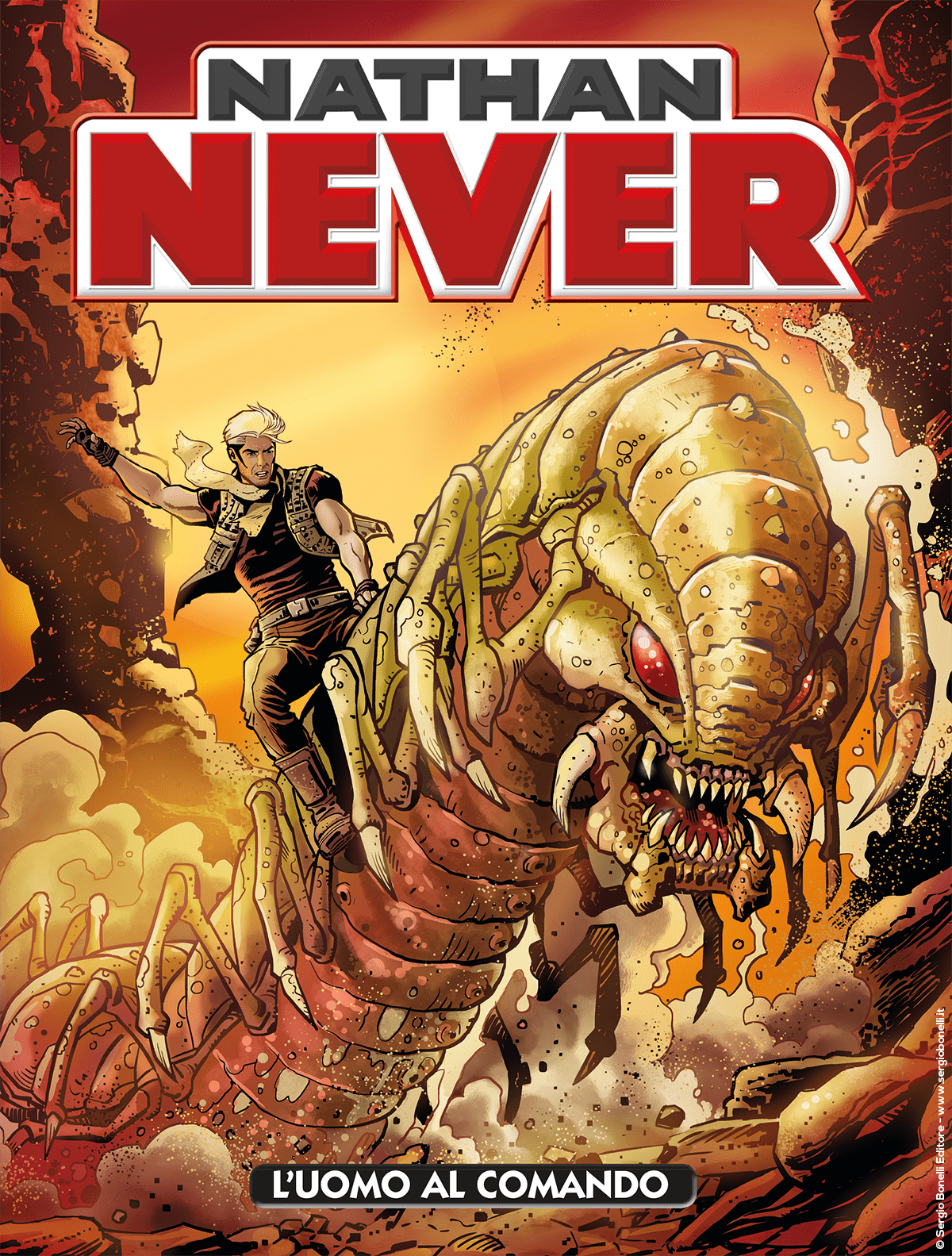 L'uomo al comando - Nathan Never 342 cover