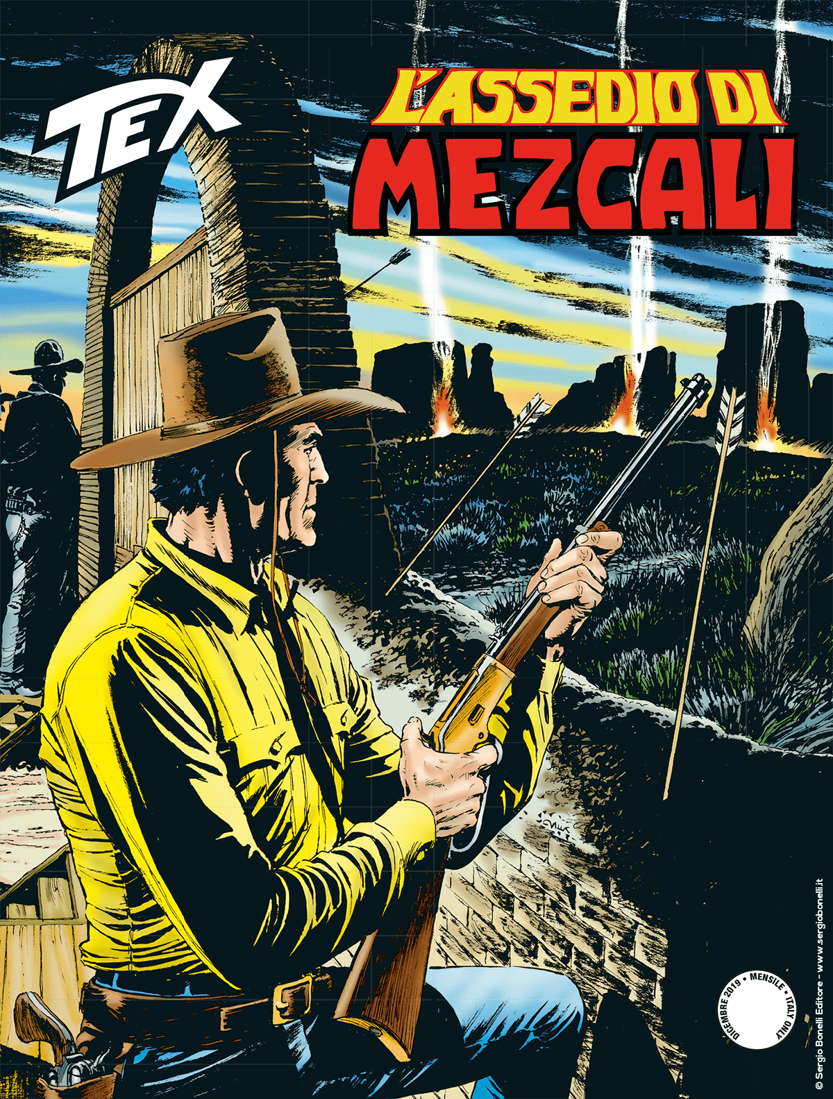 L'assedio di Mezcali - Tex 710 cover