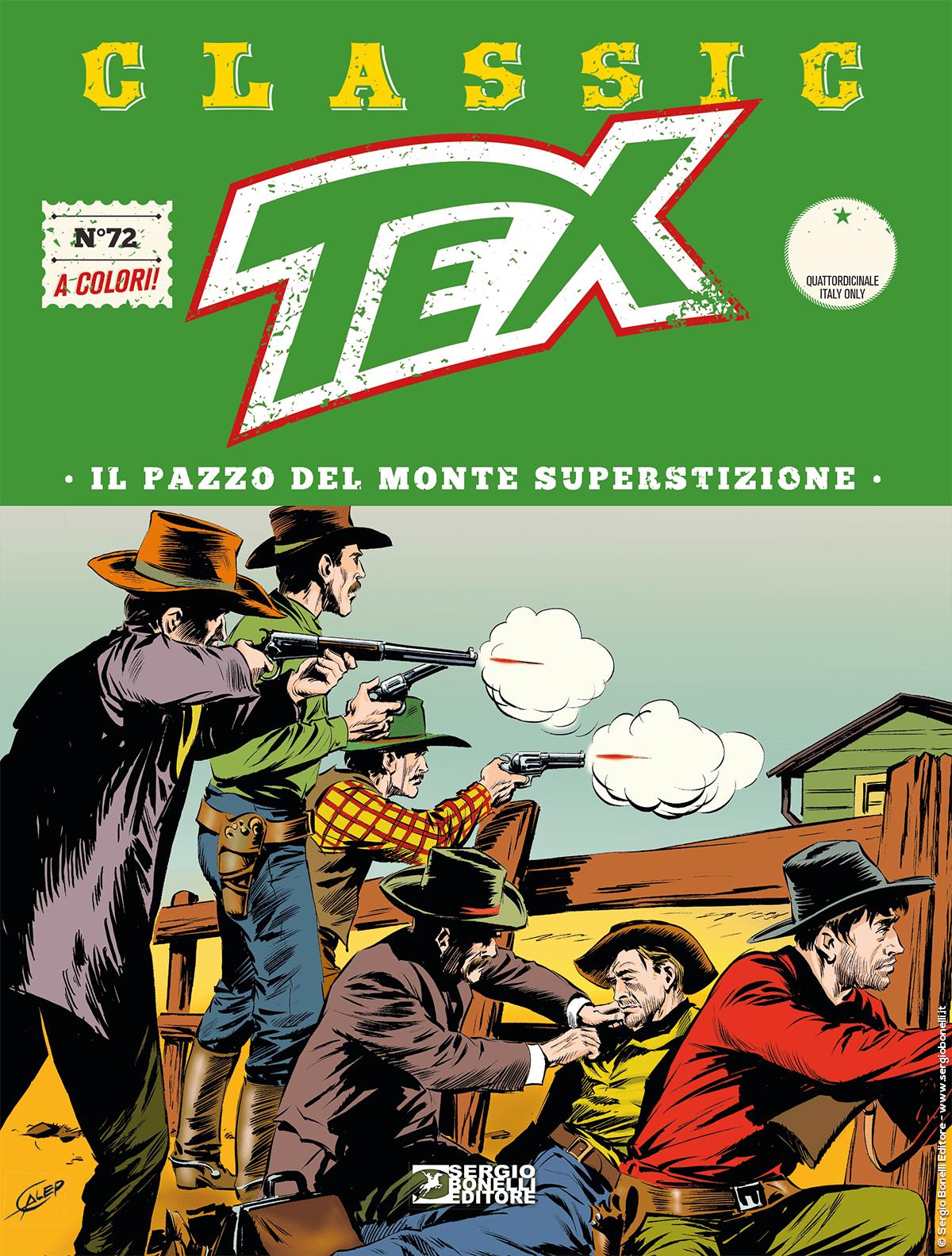 Il pazzo del Monte Superstizione - Tex Classic 72 cover