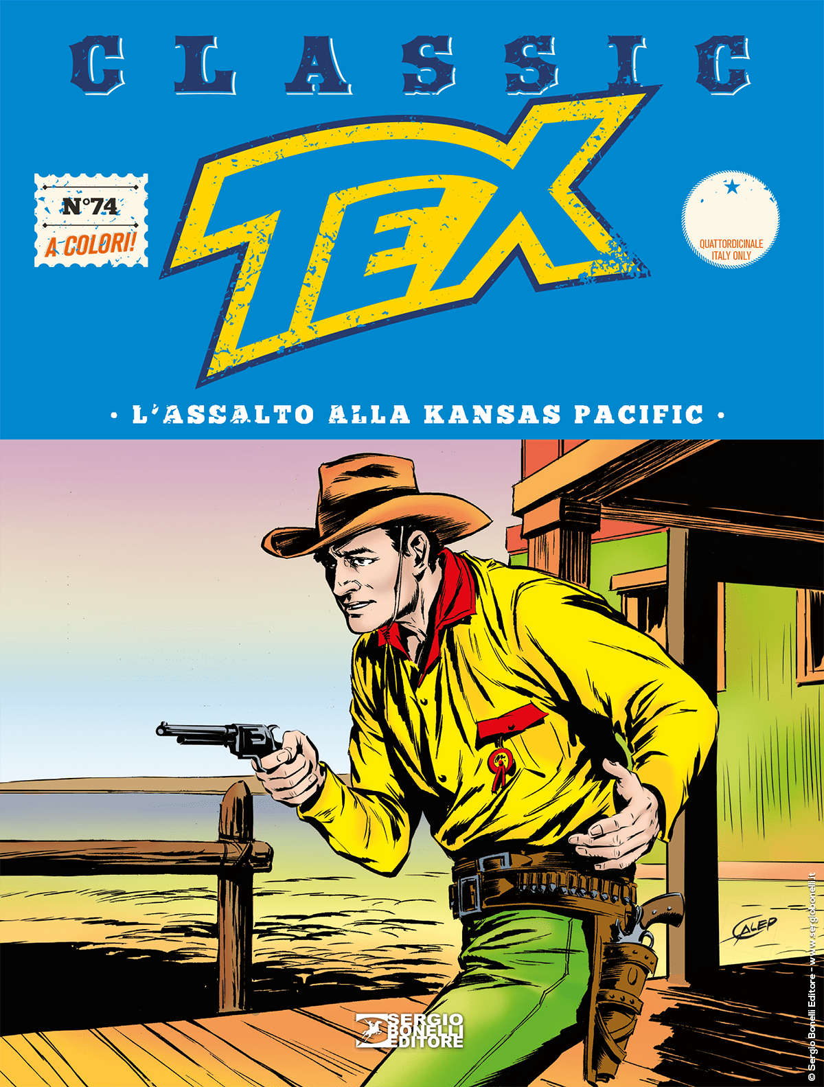 L'assalto alla Kansas Pacific - Tex Classic 74 cover