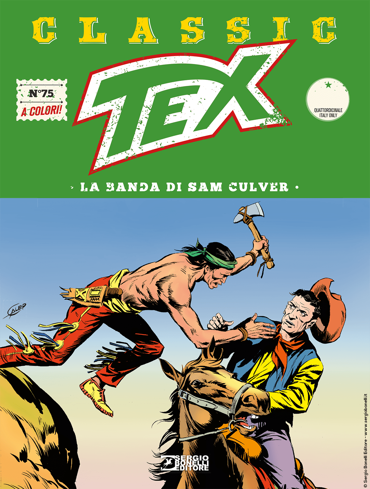 La banda di Sam Culver - Tex Classic 75 cover