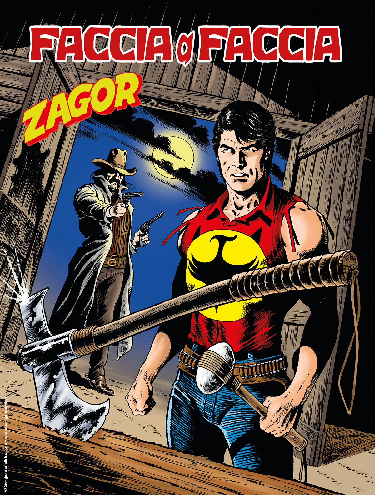 Faccia a faccia - Zagor 655 cover