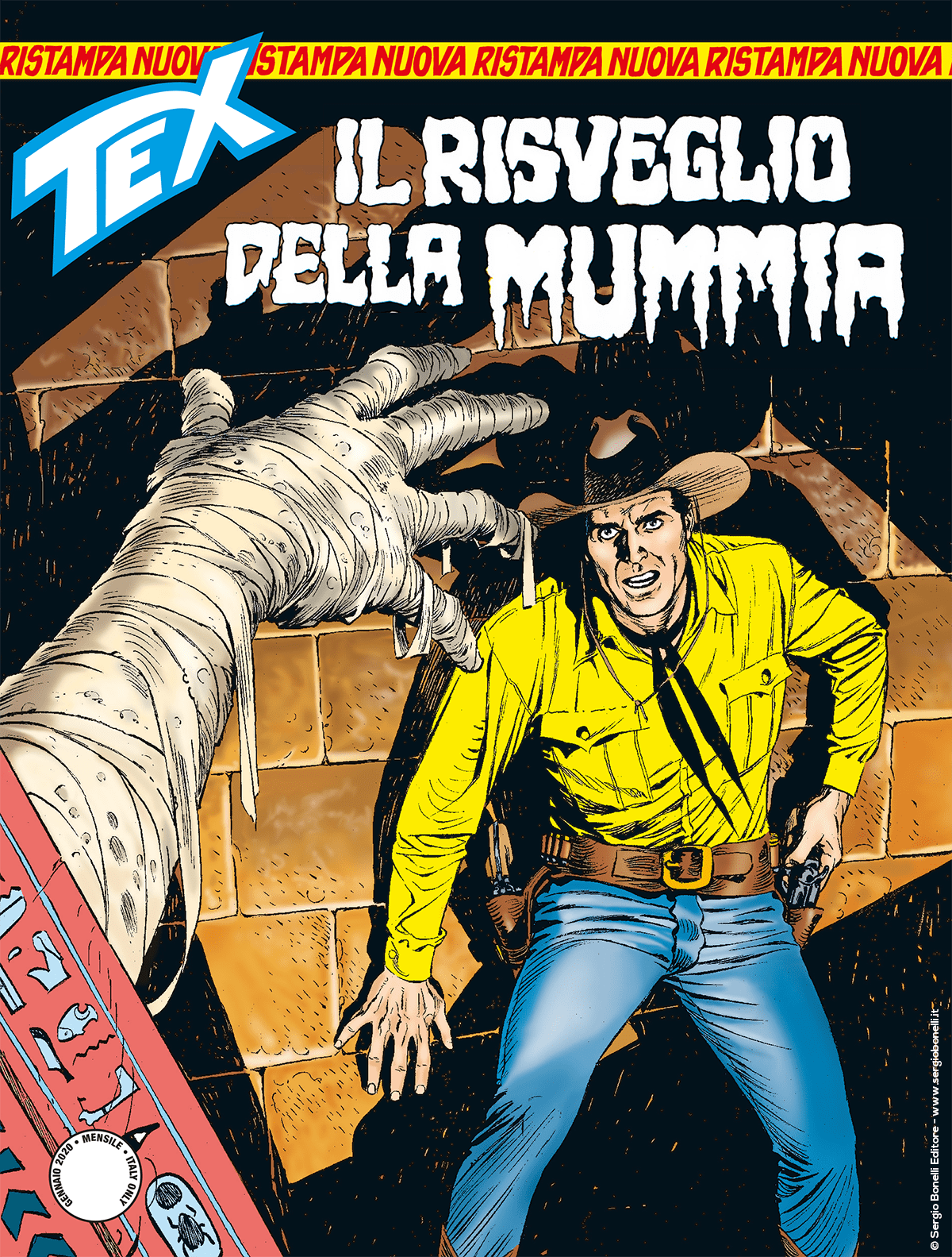 Il risveglio della mummia - Tex Nuova Ristampa 454 cover