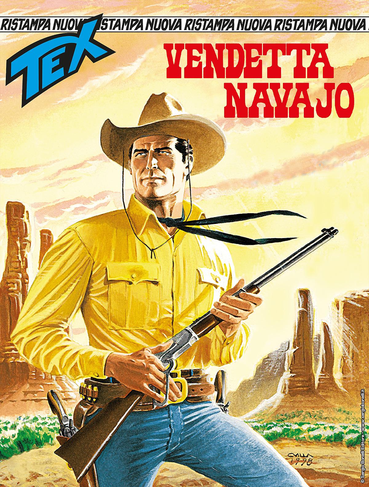 Vendetta navajo - Tex Nuova Ristampa 455 cover