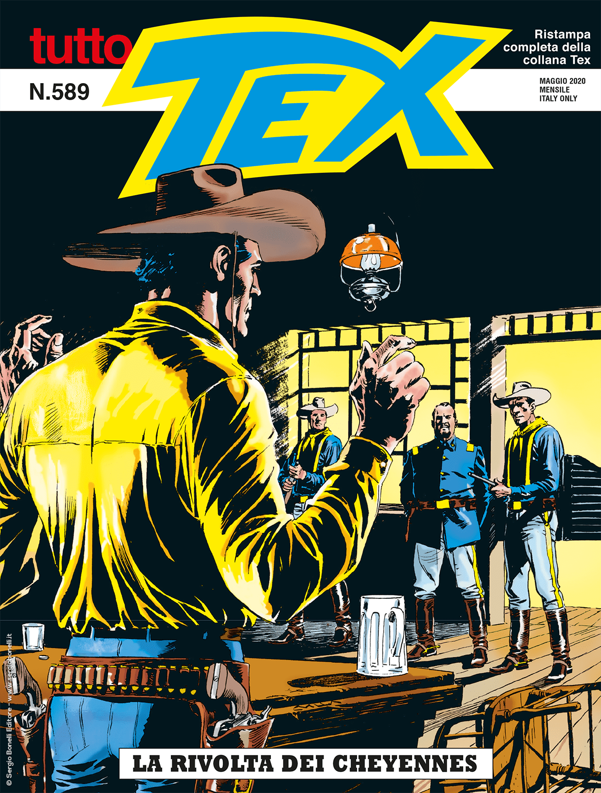 La rivolta dei Cheyennes - Tutto Tex 589 cover