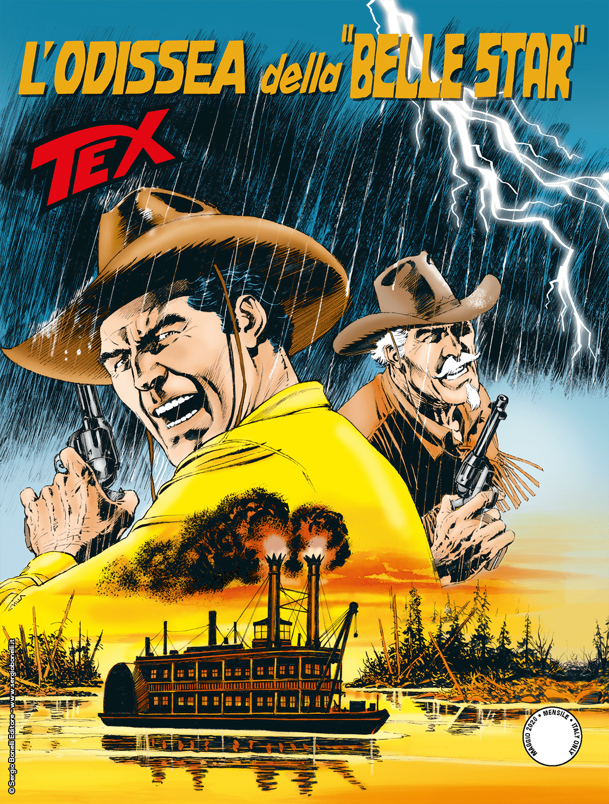 L'odissea della "Belle Star" - Tex 715 cover