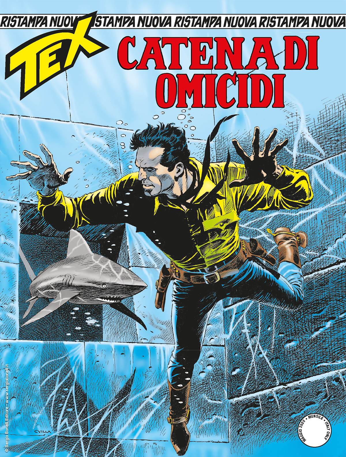Catena di omicidi - Tex Nuova Ristampa 457 cover