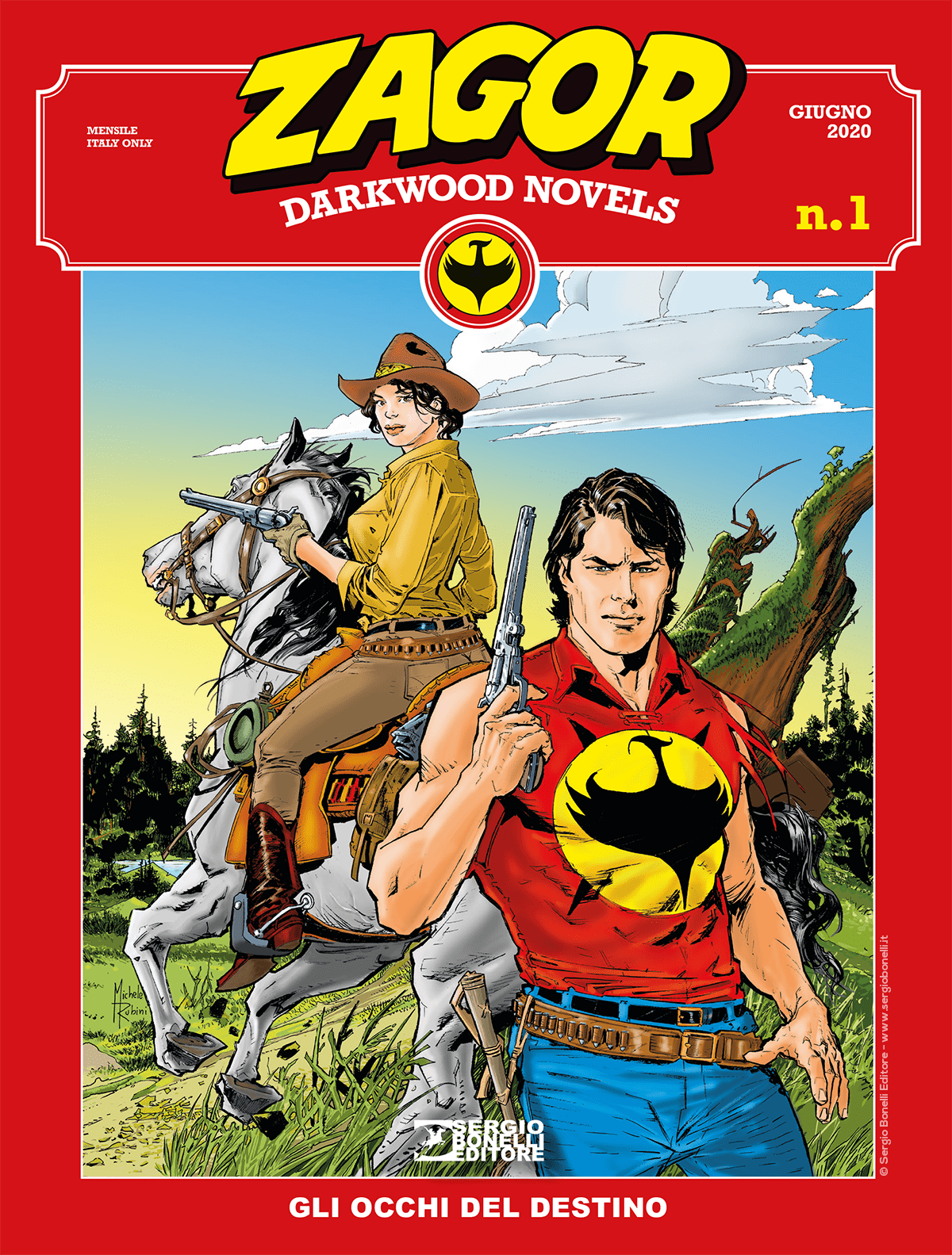 Gli occhi del destino - Zagor Darkwood Novels 01 cover