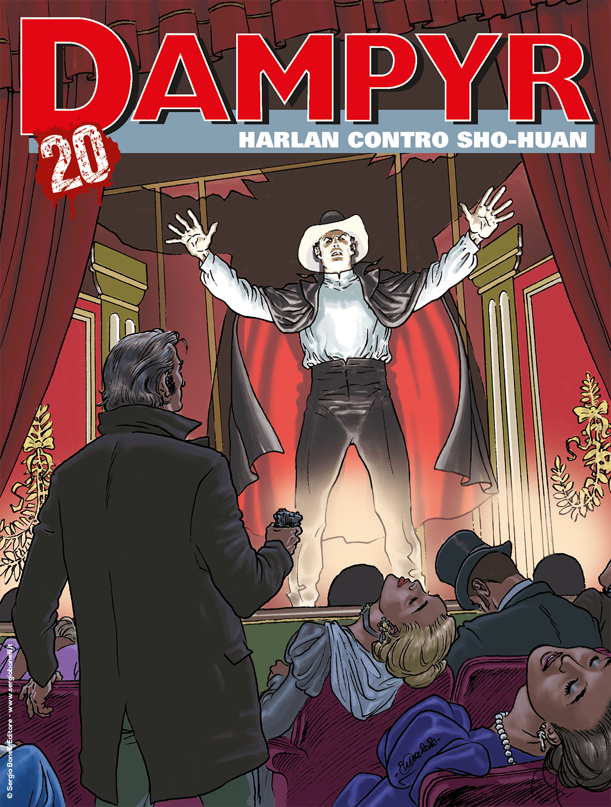 Harlan contro Sho-Huan - Dampyr 244 cover