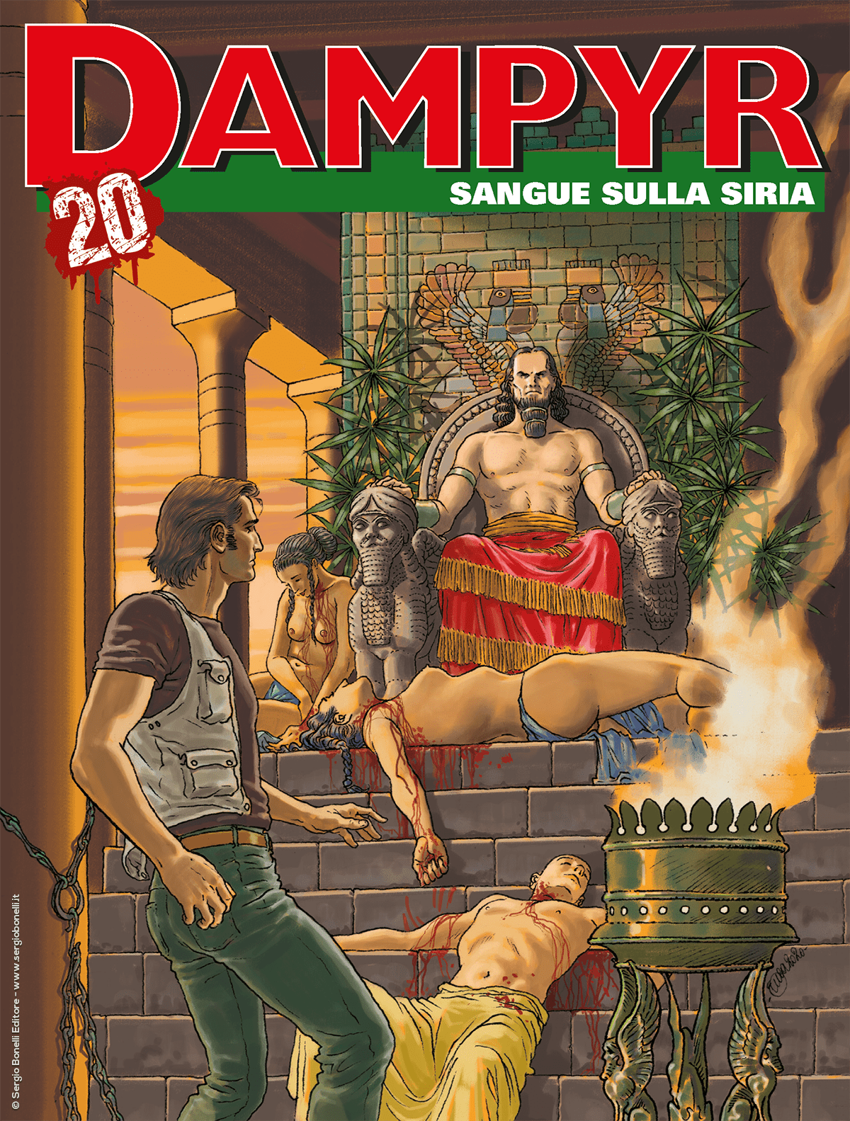 Sangue sulla Siria - Dampyr 245 cover