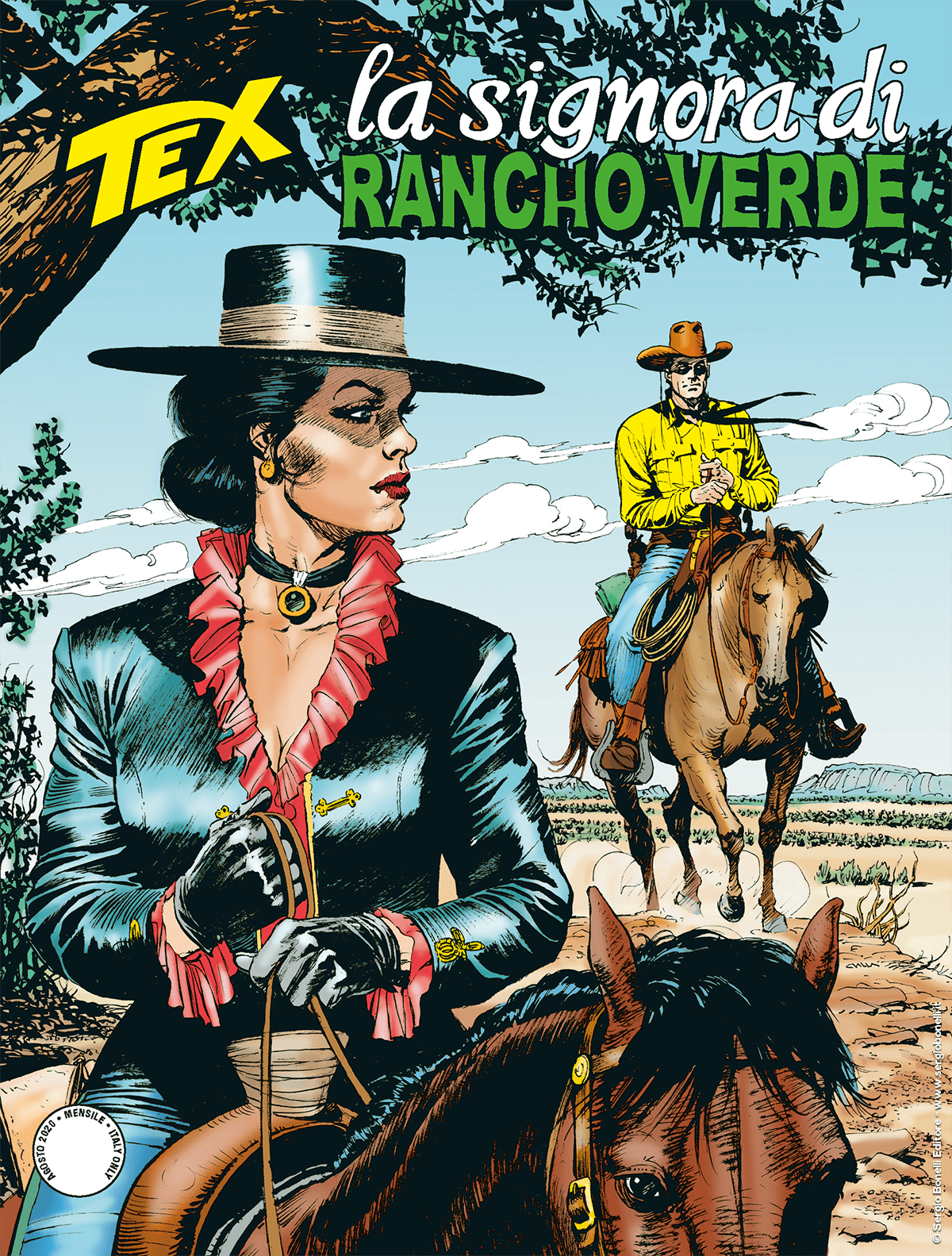 La signora di Rancho Verde - Tex 718 cover