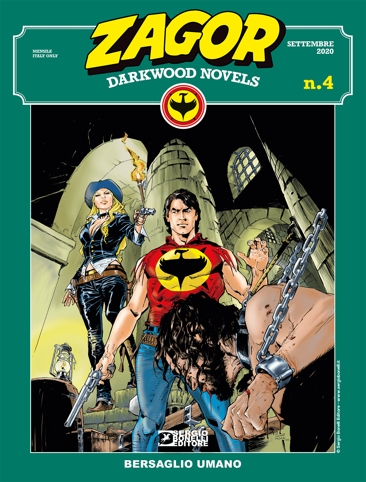 Bersaglio umano - Zagor Darkwood Novels 04 cover
