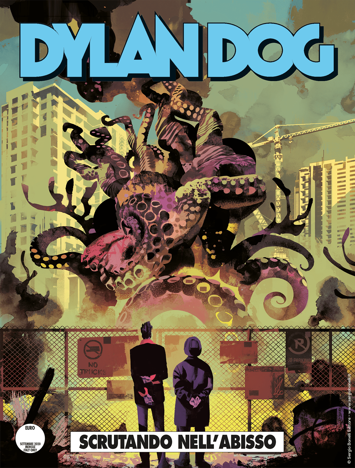 Scrutando nell'abisso - Dylan Dog 408 cover