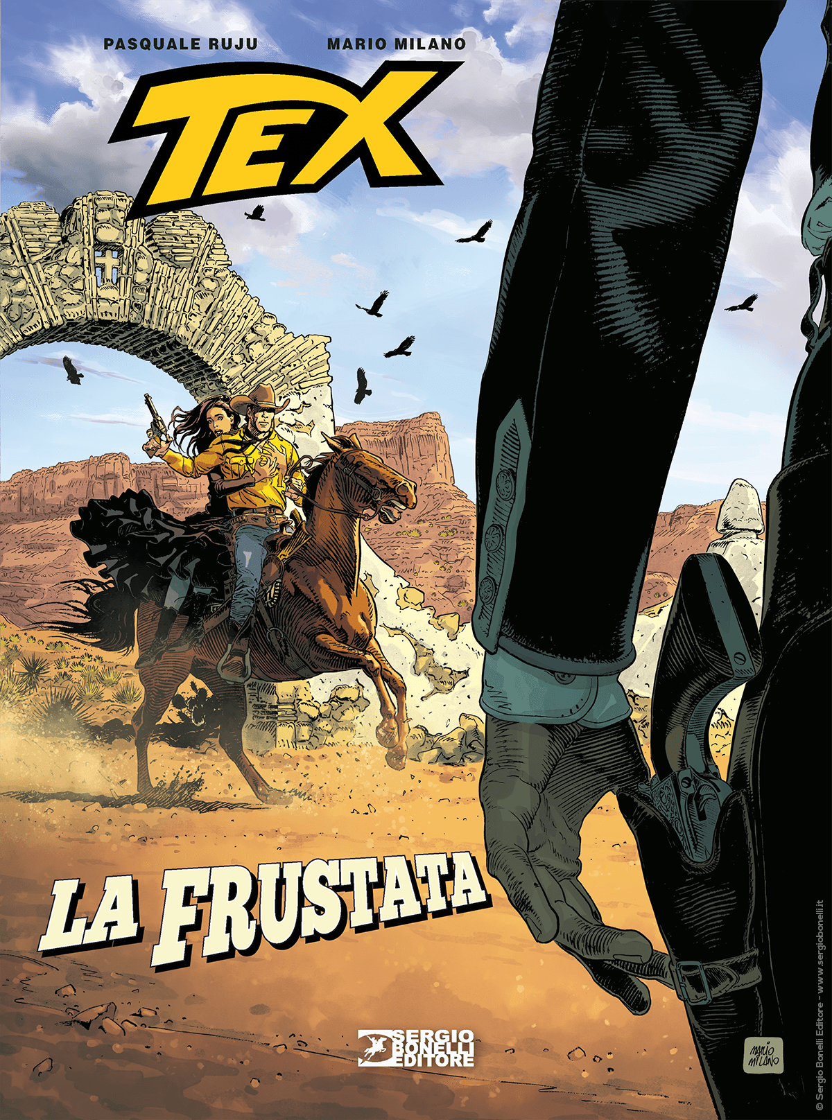 La frustata - Tex Romanzi a fumetti 11 cover