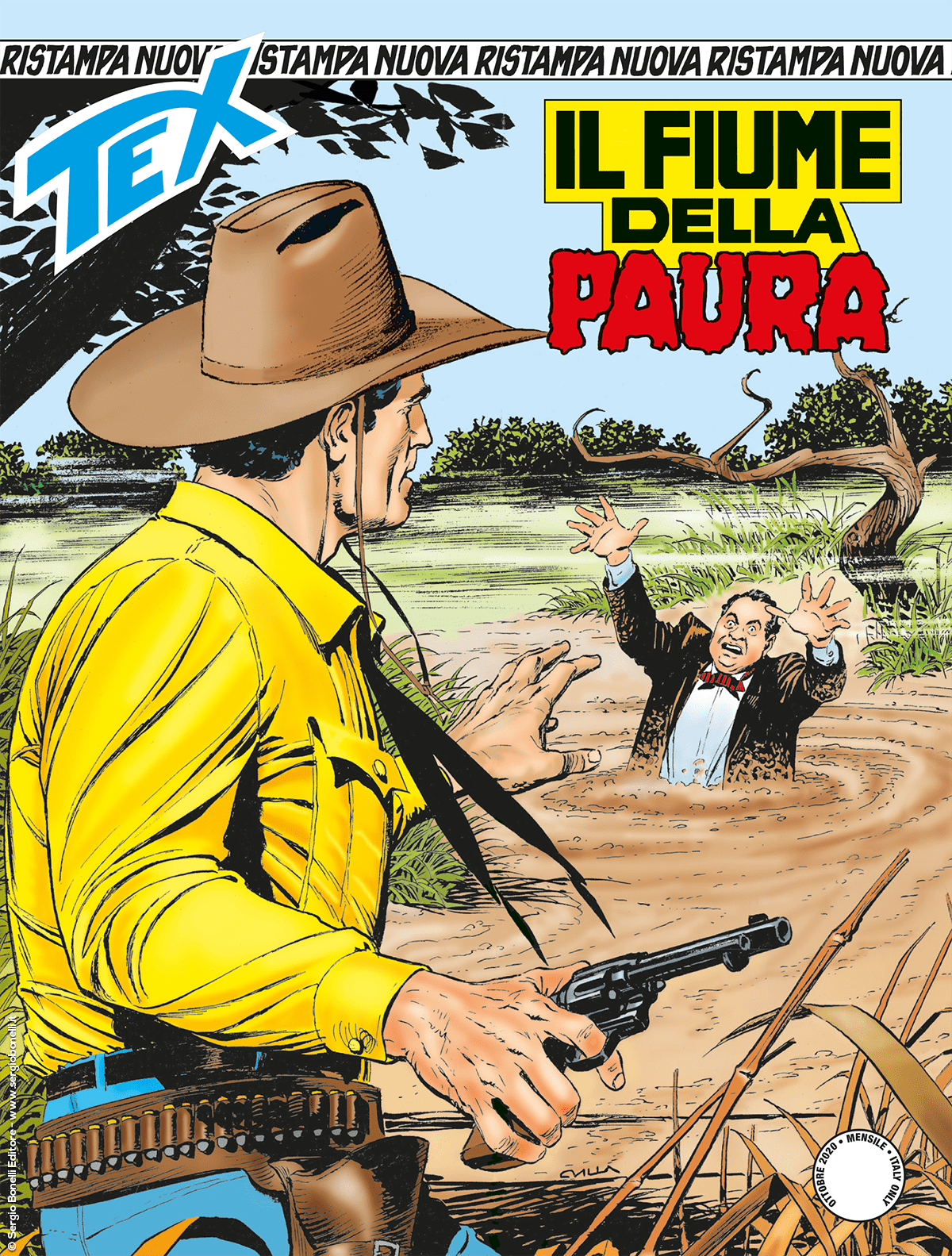Il fiume della paura - Tex Nuova Ristampa 462 cover
