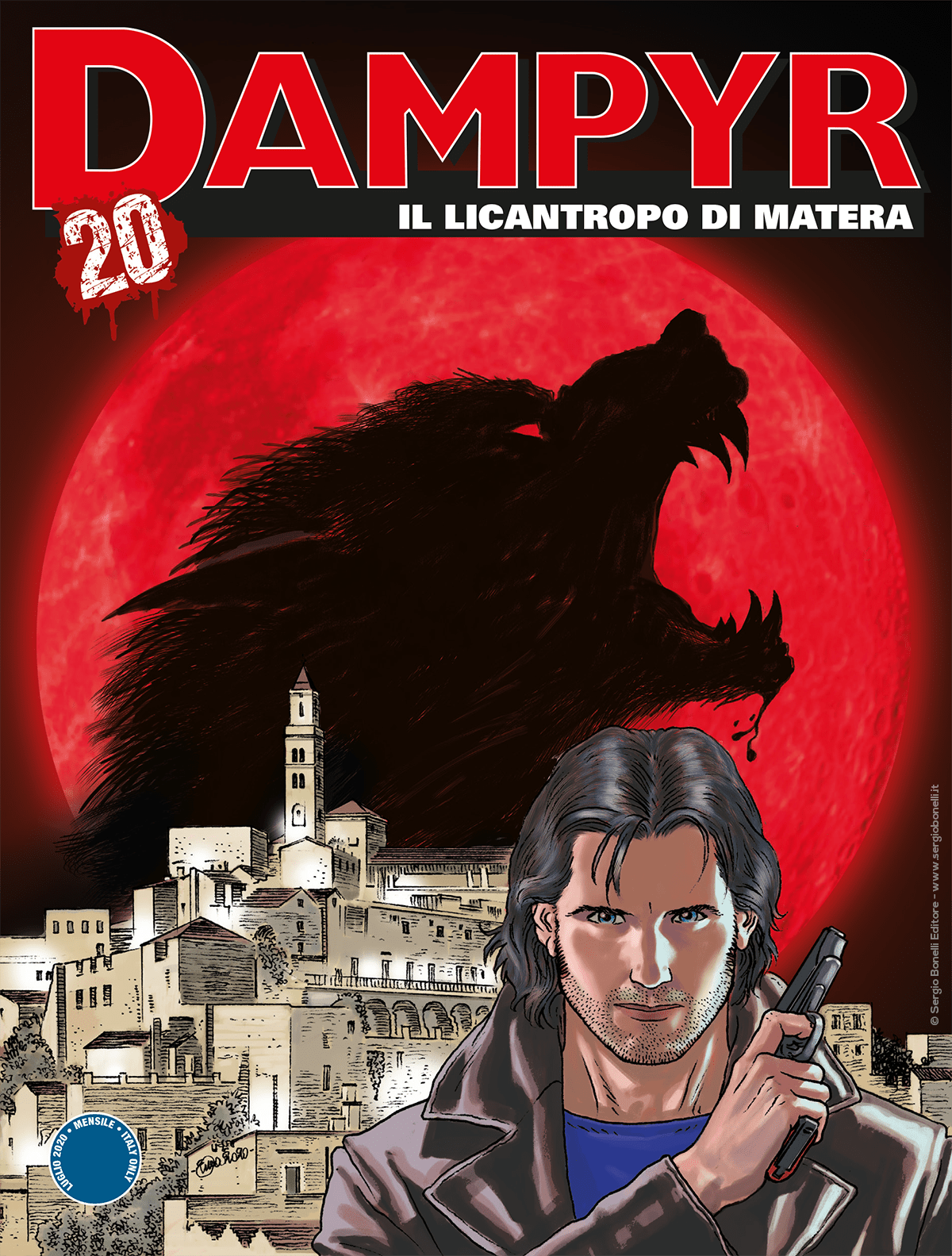 Il licantropo di Matera - Dampyr 248 cover