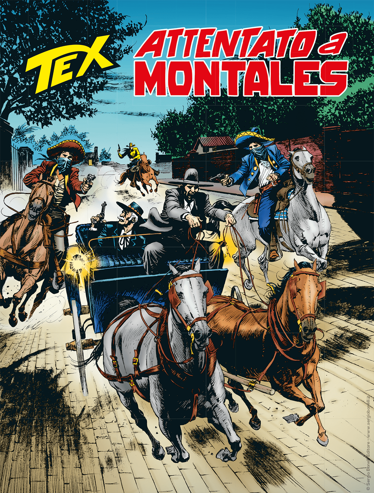 Attentato a Montales - Tex 721 cover