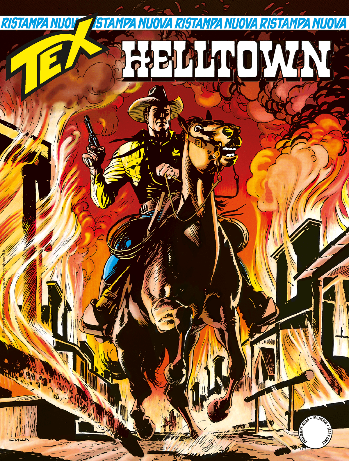 Helltown - Tex Nuova Ristampa 464 cover
