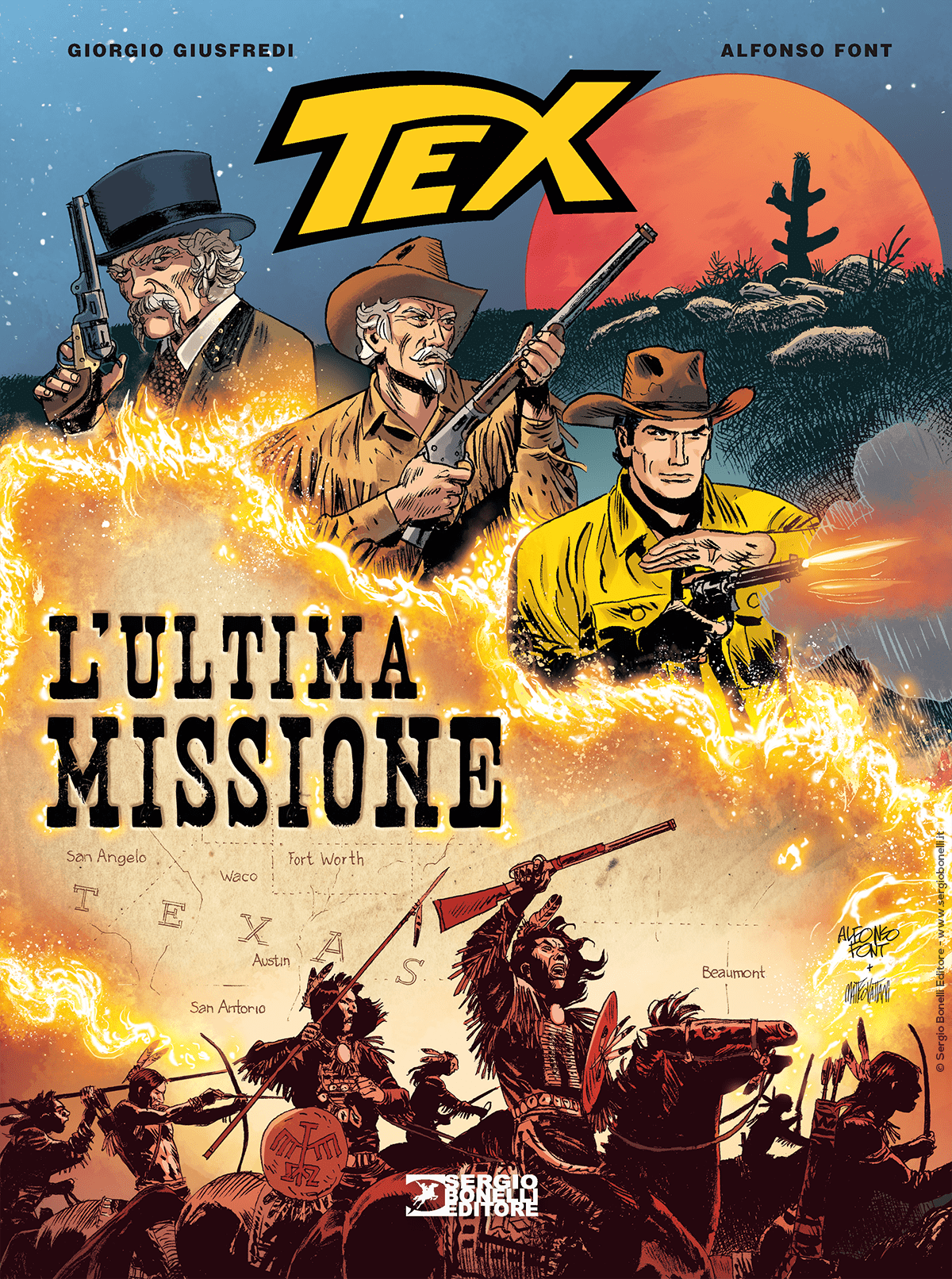L'ultima missione - Tex Romanzi a fumetti 12 cover