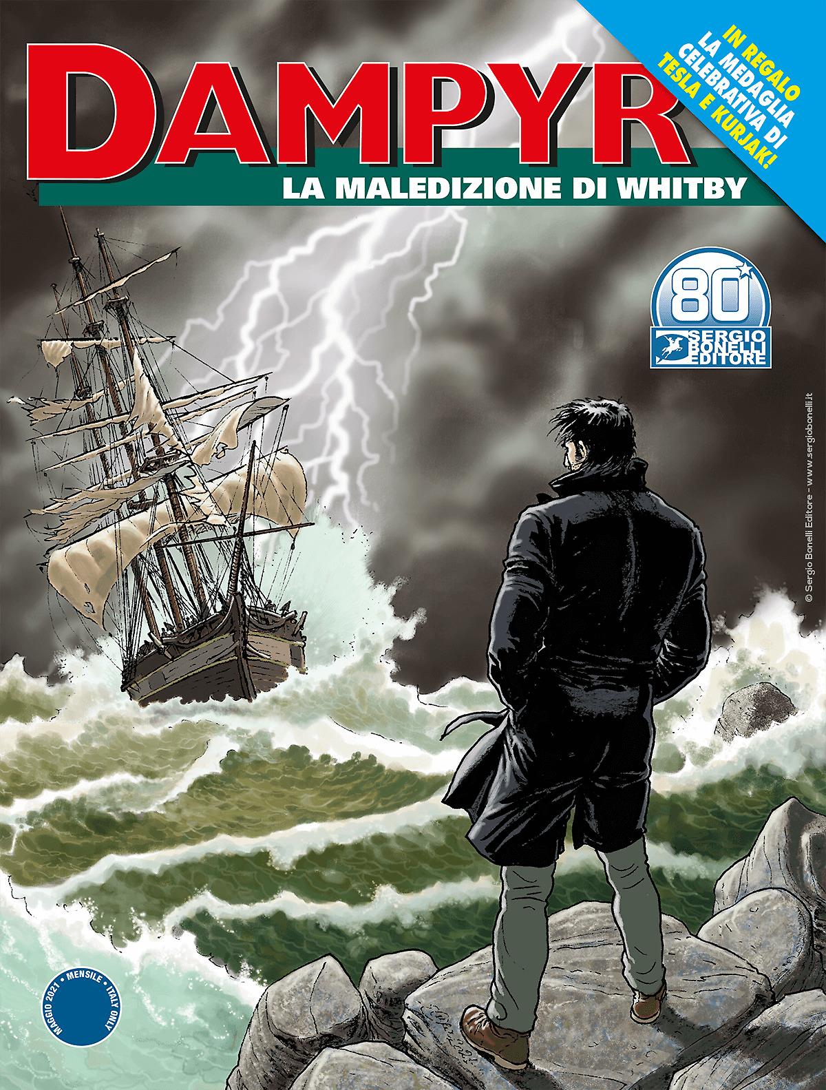 La maledizione di Whitby - Dampyr 254 cover