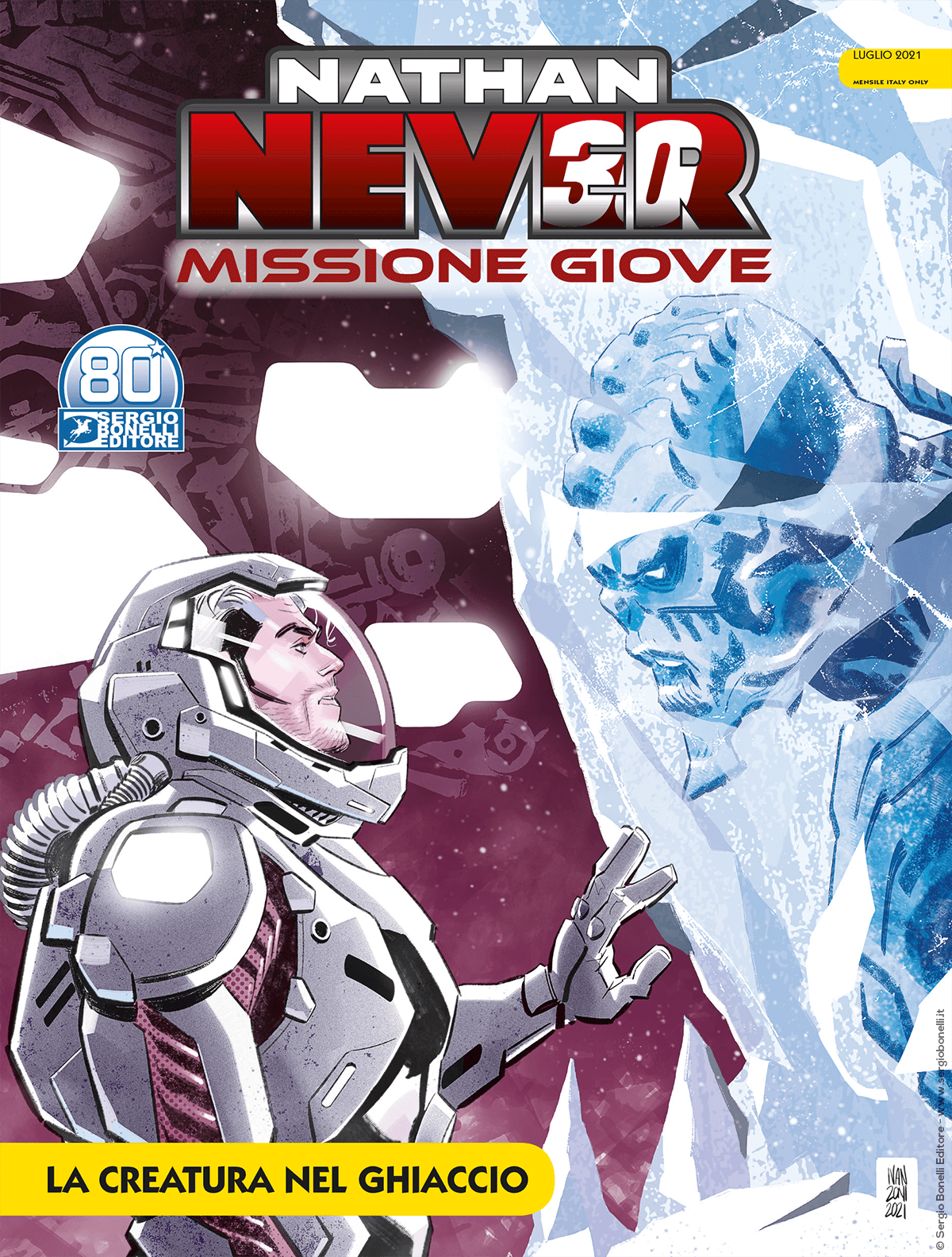La creatura nel ghiaccio - Nathan Never Missione Giove 02