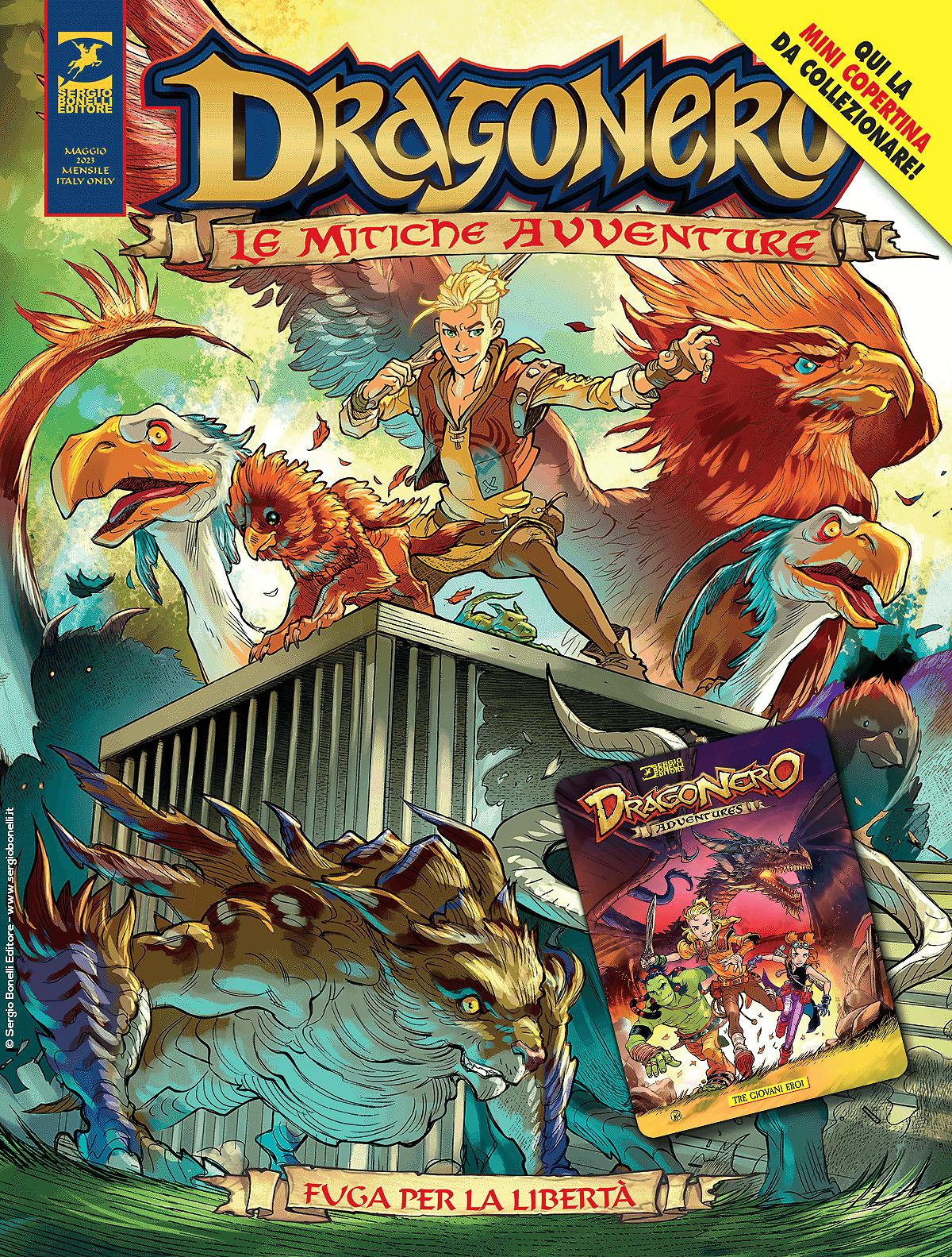 Fuga per la libertà - mini copertina Dragonero Adventures 1