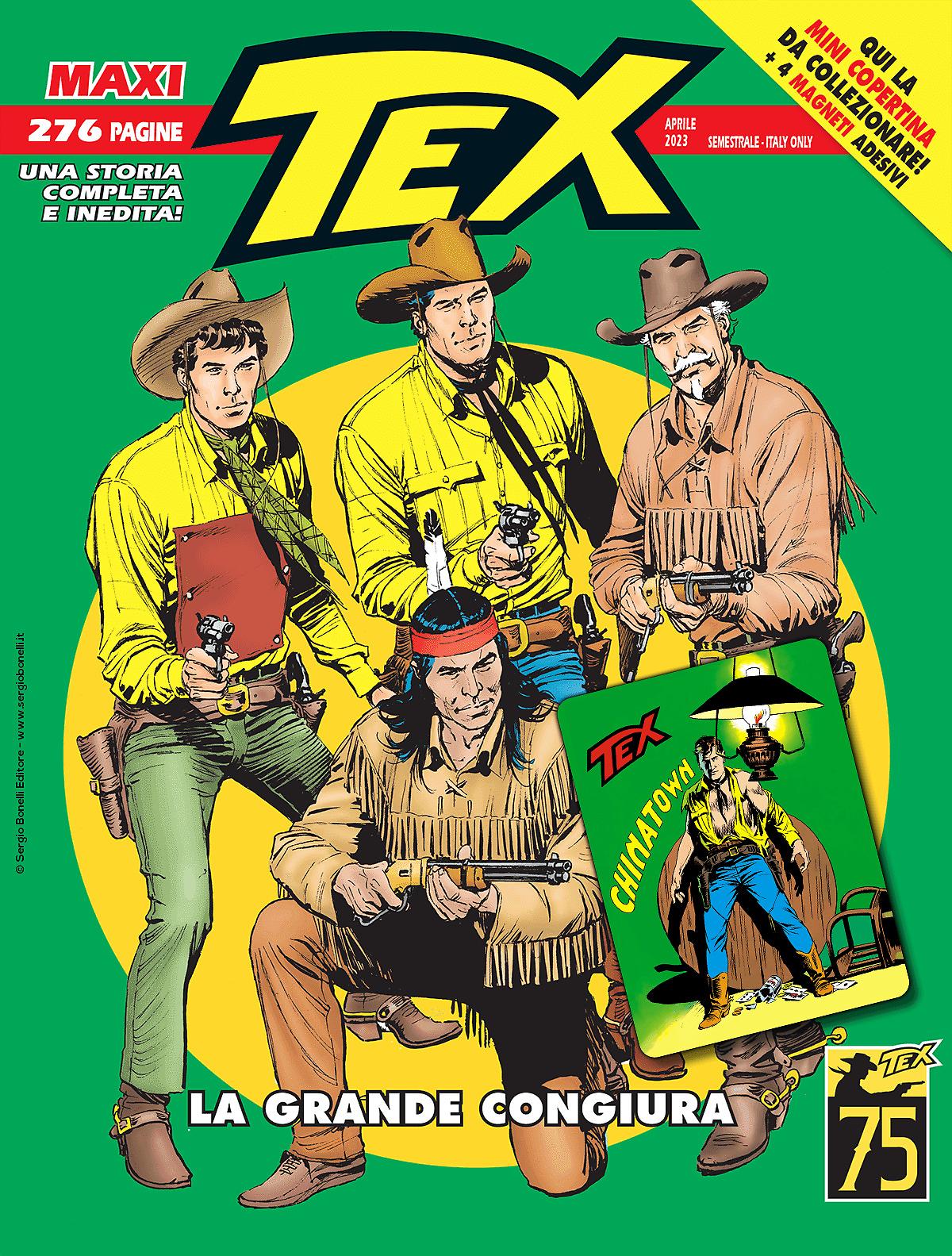 La grande congiura – Maxi Tex 32 – mini copertina Tex 110