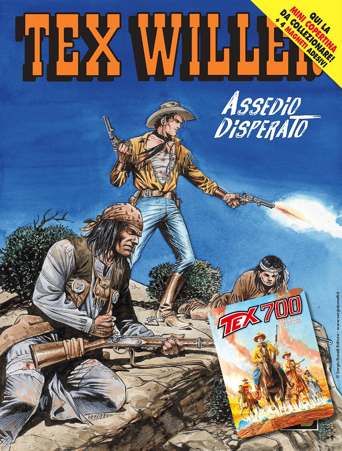 Assedio disperato – Tex Willer 55 – mini copertina Tex 700