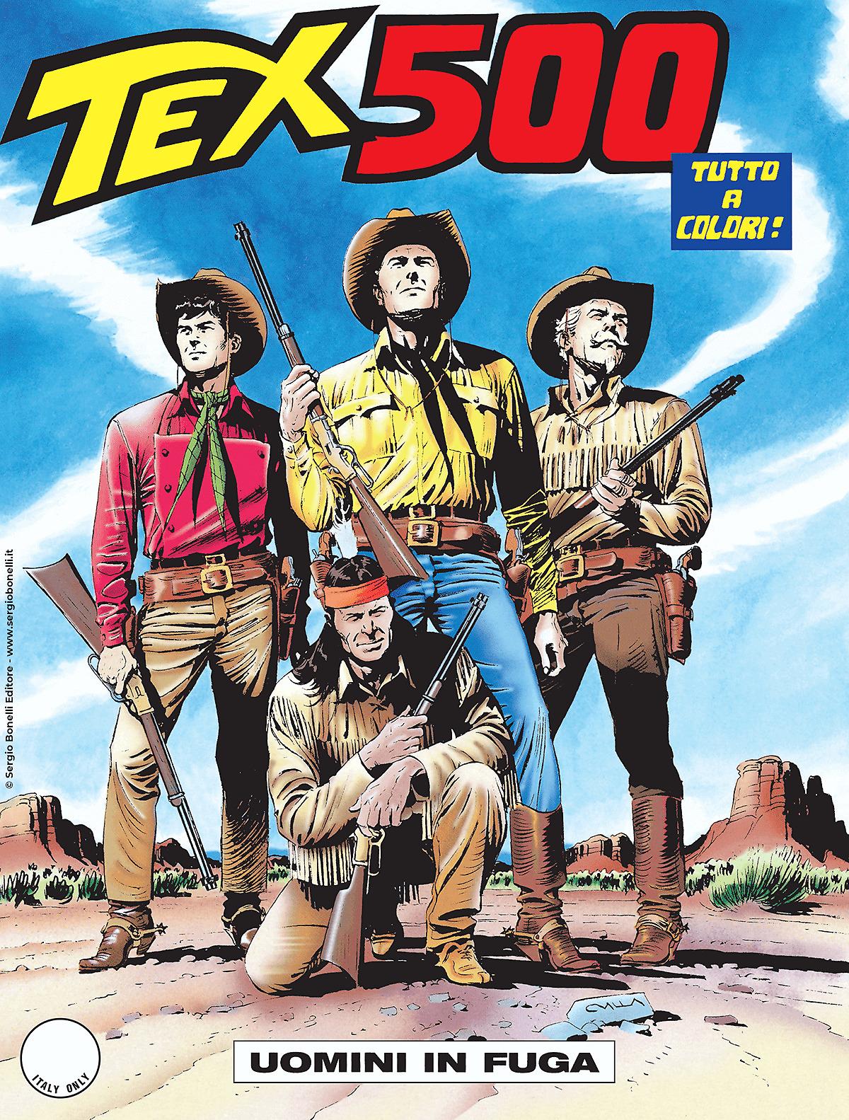 Uomini in fuga - Tex Tre Stelle 500