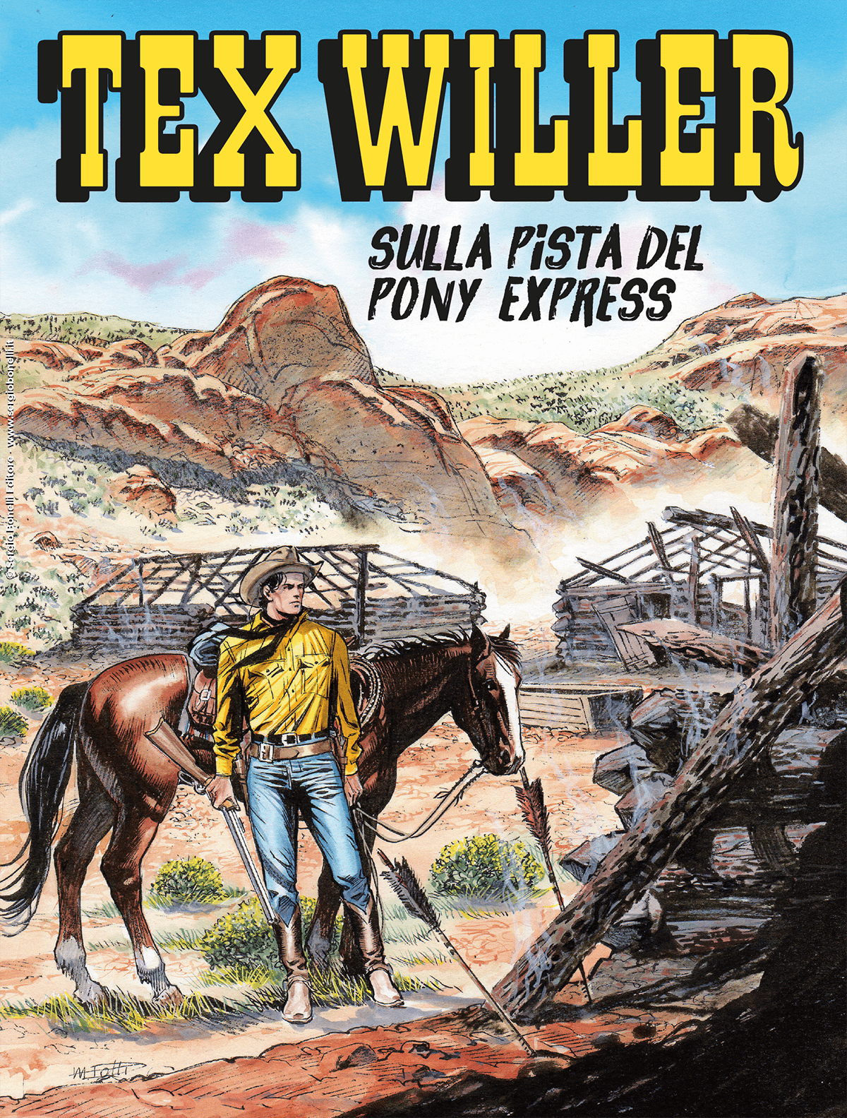 Sulla pista del Pony Express - Tex Willer 75