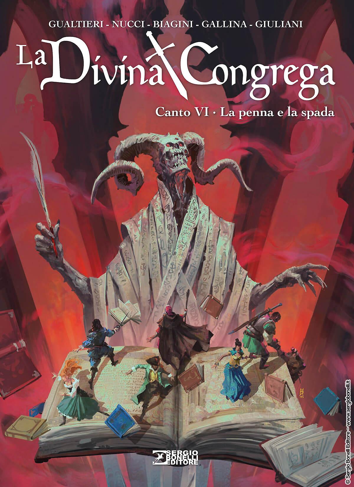 La Divina Congrega. Canto VI - La penna e la spada