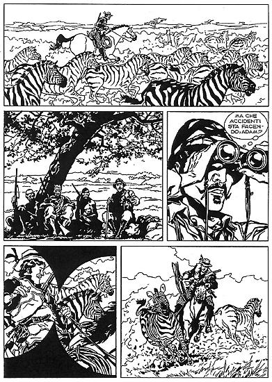 From Adam Wild number 3, drawings by Vladimir "Laci" Krstic.