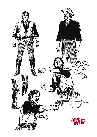 Alessandro Nespolino - Adam Wild's model sheets.