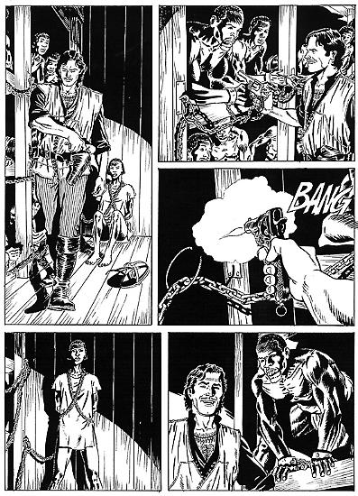 From Adam Wild number 1, drawings by Alessandro Nespolino.