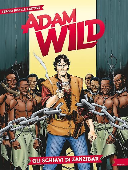 Adam Wild n.1 "Gli schiavi di Zanzibar" - Text by G. Manfredi, pencils by A. Nespolino, cover by D. Perovic