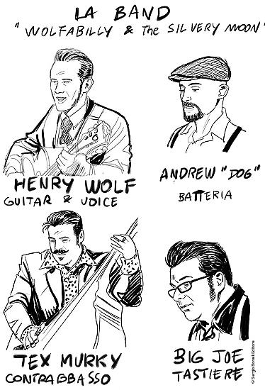 Uno studio dei personaggi effettuato da Ernesto Michelazzo