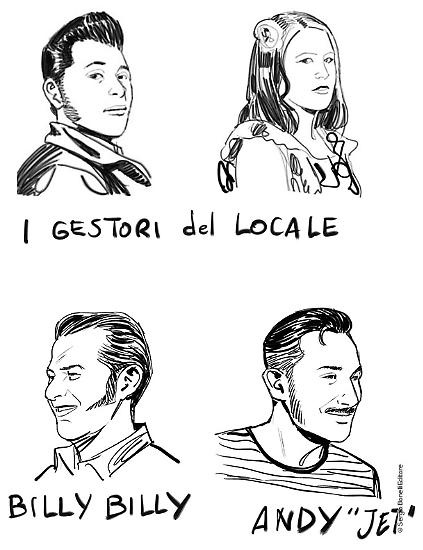 Uno studio dei personaggi effettuato da Ernesto Michelazzo