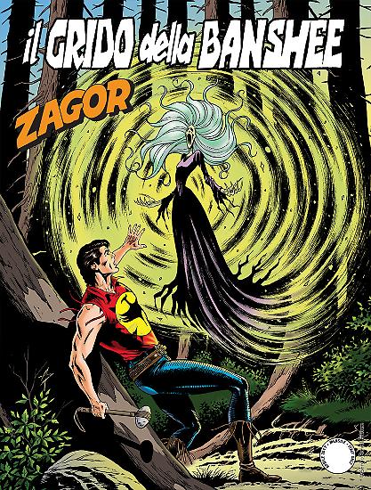 La copertina definitiva di Zagor n.621, "Il grido della Banshee".