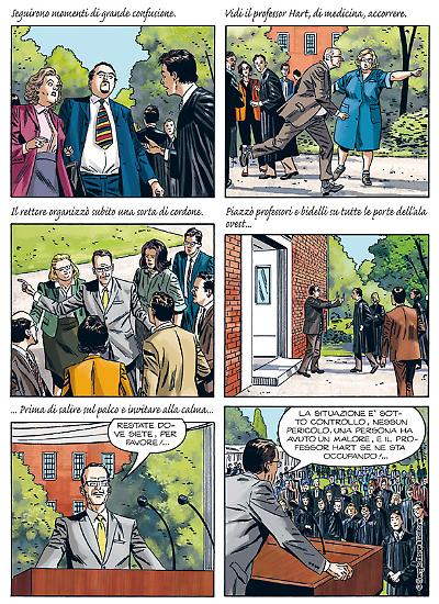 A page by Steve Boraley from "Il caso della gemella perduta", Speciale Julia #3.