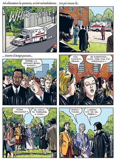 A page by Steve Boraley from "Il caso della gemella perduta", Speciale Julia #3.