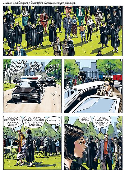 A page by Steve Boraley from "Il caso della gemella perduta", Speciale Julia #3.