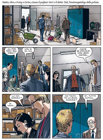 A page by Steve Boraley from "Il caso della gemella perduta", Speciale Julia #3.