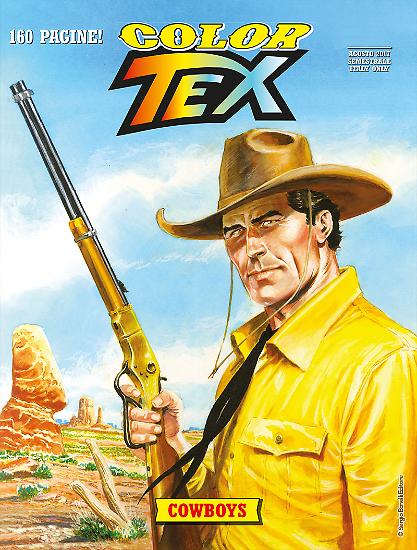 The cover of Color Tex #11, "Cowboys".