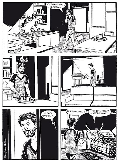 A page by Luigi Copello from "La superba".