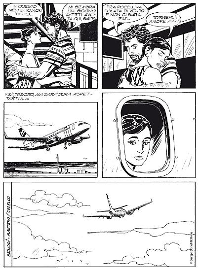 A page by Luigi Copello from "La superba".