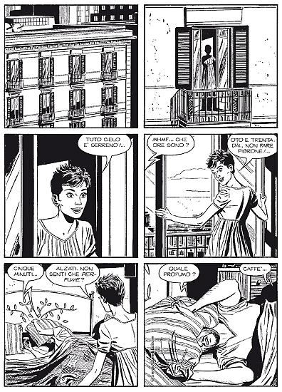 A page by Steve Boraley from "Vedi Napoli e poi muori".