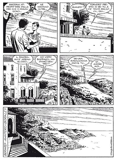A page by Steve Boraley from "Vedi Napoli e poi muori".