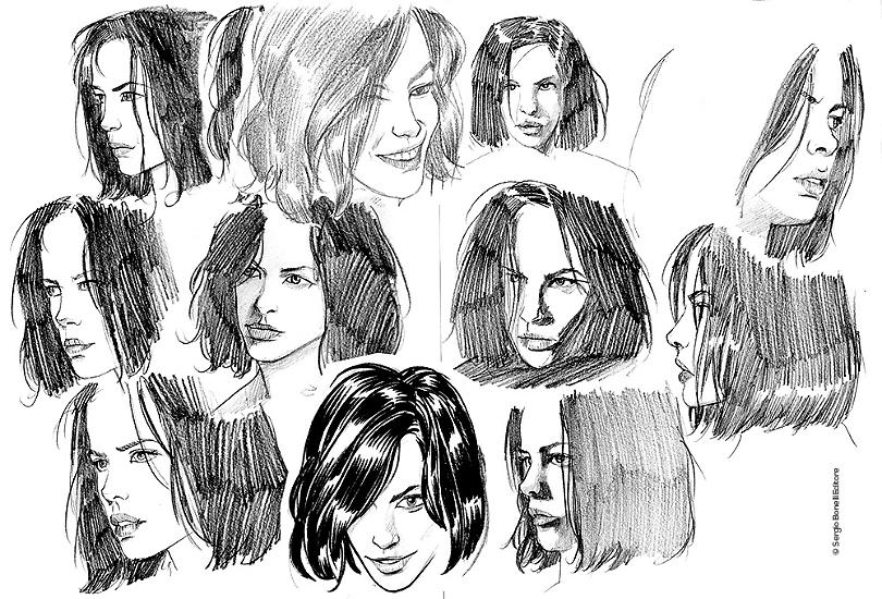 Some sketches of Lilith by Luca Enoch