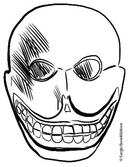 A sketch by Andrea Del Campo for the character of "Il figlio di Erlik Khan", Dampyr #210.